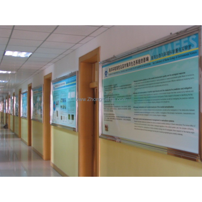 Stainless steel exhibition panels, stainless steel cork boards