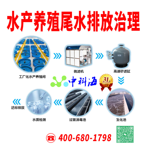 水产养殖尾水处理系统/水产废水排放前处理 工厂化高密度养鱼